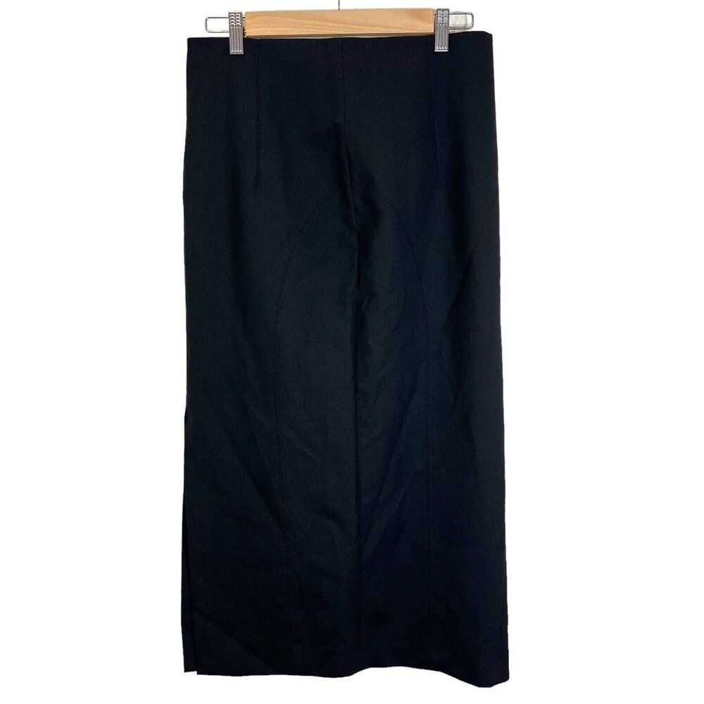 ZARA Pencil Skirt Size M Black Back Zipper Closure High Rise Midi Size‎ Medium